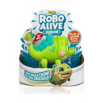 아이비젼 로보 얼라이브 움직이는 물 놀이 목욕 헤엄치는 오리 악어 물고기 장난감, 2.악어