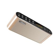 TOPROAD 무선 블루투스 스피커 휴대용 ENCEINTE 핸즈프리 MP3와 마이크 TF FM HIFI 서브 우퍼 딥베이스 라우드, 러시아|Gold Speaker