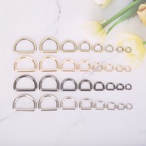 짱패브릭 둥근 디링/하네스 리드줄 연결고리, 실버, 25mm