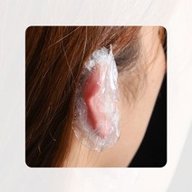 셀프미용 염색용 일회용 비닐 귀마개(100개), 1