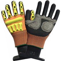 자상방지 방검 장갑 절연 특 고압 산업 충격 흡수 감소 절단 방지 안전 충격 방지 오일 가스전, 협력사, 1 쌍, XL