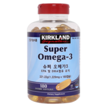 커클랜드시그니춰 슈퍼 오메가3, 221.22g, 3개