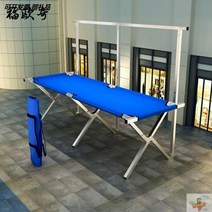 노점 매대 행사 이동식 접이식 판매대 스텐 접는 테이블 진열대 식탁 받침대 의류 전시 진열, 두꺼운 파란색 천 보관 가방