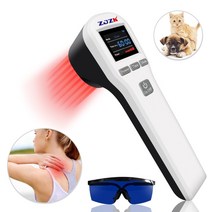 ZJZK LLLT 레이저 치료기 물리 적색광 무릎 어깨 등 통증 완화 16x650nm 4x850 880mW, 01 Multicolor_03 AU