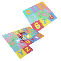 다드림 EVA 알파벳 영어 퍼즐매트26P+숫자퍼즐매트10P 퍼즐매트 놀이방매트 30cmX30cmX1.2cm