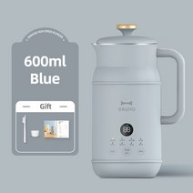 두유 만드는 가전 홍삼 기계 다기능 전기 과즙 짜는 자동 가열 요리 메이커 220V 600ml, A 600ml Blue+EU+220240V