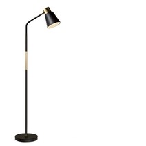 식물 등 스탠드 관절 장스탠드 장조명 우드장스탠드 스탠딩 조명 무드등 거실 침대, 12W, 블랙