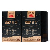고려은단 퓨어 홍삼 60캡슐, 2개