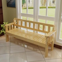 원목 빈티지 발코니 벤치 레저 의자 가정용 2인용 3인용 등받이 소파, 원목 180x52x80 시트+쿠션+공구