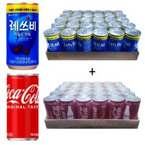 레쓰비 마일드커피(업소용) 175ml(30캔) + 코카콜라 190ml(30캔), 60캔