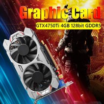 GTX650Ti550Ti 2GB4GB 128비트 GDDR5 PCI-E 3.0 16X 게임용 그래픽 카드 FPS 게임 컴퓨터 부품용 HDMI 호환 DVI VGA, 협력사, GTX750Ti 4G