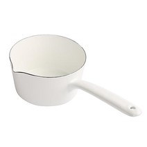 법랑 범랑냄비 추천 양수냄비 파스타 15cm 에나멜 냄비 주방 버터 따뜻한 유도 밥솥 가스 스토브 일본식 녹는 아침 식사 우유 끓는 죽 103334, 단일사이즈