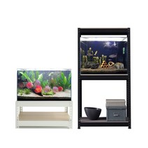 스피드랙 어항선반 W1200, 1200x400, 1200x2단, 화이트