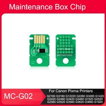MC-G02 유지 캐논 Pixma G3620 G3660 G2160 G3160 G1220 G2260 G3260 G1420 G2420 G2460 G3420 G3460 G1520, [01] 1pcs, [01] 1pcs