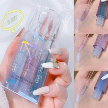 입술볼륨 립 플럼퍼 펌프 마사지 스몰 앰플 글로스 세트 플럼 핑 투명한 오일 메이크업 모이스춰 라이징 글리터 클리어 미러 립스틱 프라이머 코스메틱, [02] 3pcs B Set
