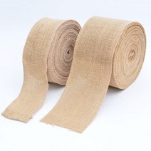 천연 삼베 황마 헤시안 아마 리본 롤 웨딩 장식 10M 3 cm 5cm 10 15cm, jute color, 3cm