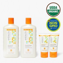 [안달로우 공식] 아르간 오일 시어버터 너리싱 샴푸 1개 컨디셔너 1개 + 50ml 샴푸&컨디셔너