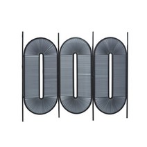 연예인 파티션 가벽 가림막 사무실 공간분리 접이식 칸막이 강민경 최은경 인테리어파티션, C. 블랙 2.4 1.8 3개(각 0.8m)