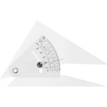 우치다 정밀 눈금 구배 삼각자 각도자 설계 제도 15cm 22cm 013-0003 013-0031