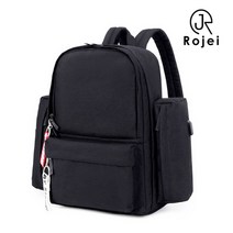로제이 로제이 남자 더블 백 데일리 백팩 RMA083_BL