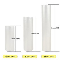 진공포장지 소 6인치(폭15cm x 길이6m) 진공팩 진공포장 롤팩 진공 파우치 압축팩 모든 진공포장기 호환가능, 소 6인치(폭15cm x 길이6m)1개