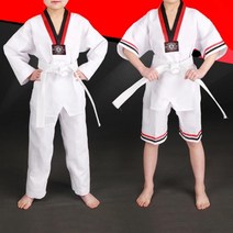 태권도 유도 주짓수 수련용 도복 유니폼 통기성 긴 소매 탄성 졸라 매는 끈 인 8