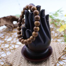 자연침향 합장주 6/8/10/12mm 택1 (침향나무 염주팔찌 침향팔찌), 12mm 손목둘레 17cm 120000원