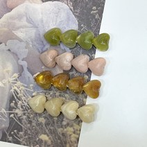 데일리 헤어핀 투명 소품 하트 호마이카 기념품 매장 포인트 마블 반투명 아이돌 헤어삔