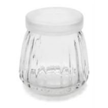 PE캡 푸딩용기 플리츠무늬 뚜껑포함 소이캔들만들기, 플리츠 200ml, 1개