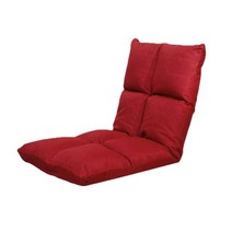 릴렉스체어 안락의자 리클라이너 패브릭 소파 좌식 1인용 의자, 8 그리드 레드