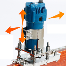 트리밍기 홈파는 기계 루터 목재 나무 전동 트림기, 트리밍기 세트B