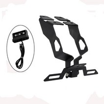 MTKRACING-스즈키 GSXR 125 GSXR150 GSXS 150 테일 깔끔한 펜더 후면 지원 번호판 프레임 카드 -, 01 Black