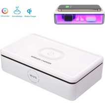 아이폰 x에 대 한 15W 무선 충전기 소독 상자 다기능 UV 마스크 살균기 Sanitizing 전화, 01 보편