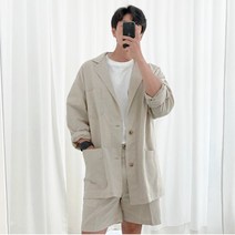 던 린넨 싱글자켓 (2color) O#2033
