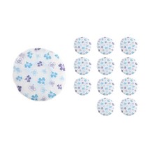 비케이 심플패턴 헤어캡, 파랑꽃, 12개입