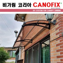 캐노픽스 1500x2000 렉산 캐노피 비가림 처마 창문 현관 비막이 빗물받이 햇빛차단 비가리개 테라스지붕 채양 그늘막, 브라운, 검정, 직결피쓰
