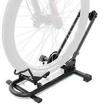 Repacked BIKEHAND Bicycle Floor Type Parking Rack Stand - for Mountain and Road Bike Indoor Outdoor, 1, 1 Bike Rack