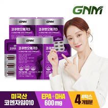 GNM 코큐텐 오메가3 / 코엔자임Q10, 4개, 30정