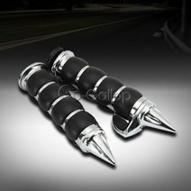 할리 데이비슨 다이나 글라이드 팻 밥 스트리트 밥 팻 보이 FLSTF XL1200 용 1 25mm 오토바이 크롬 스파이, 한개옵션0