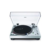 오디오테크니카 AT-LP120X 수동 아날로그 드라이브 턴테이블 {관부가세포함}, 실버 _아날로그 및 USB | 싱글