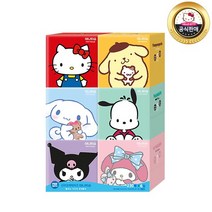 산리오 캐릭터즈 미니 각티슈 2겹 230p, 6개입, 1개