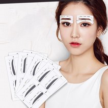 눈썹그리는법 일자눈썹그리기 남자눈썹그리기 눈썹 모양 틀 가이드 그리기 4종(HM0192), 3호