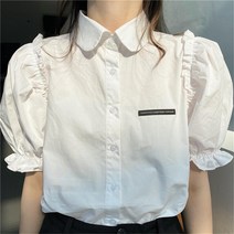 패턴 블라우스쇼핑몰 펀칭 20대 검정블라우스 예쁜 반팔 랩블라우스 블랙 쉬폰 블라우스 여자쇼핑몰 7부