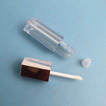 립글로즈 케이스 용기 공병 핸드메이드 립밤 고체향수 셀프 재료 도구 수제 키트 간편 보관 메이크업 리필 휴대용 투명 여행 출장 휴대용 덜어쓰기 DIY 화장품 만들기(은색)