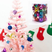 네이처뮤지엄 돌봄놀이 크리스마스 꾸미기 랜덤 장식 트리 방과후놀이 소품 세트 0W99CCF4, 1개