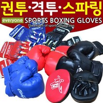 권투 복싱 격투기 글러브 모음 / 발차기 스파링 킥미트 헤드기어, 발차기 미트 (레드)