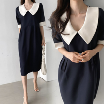 NewCare여성 빅사이즈 하객 원피스 롱원피스 정장 원피스