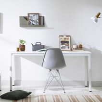 장인가구 알파 컴퓨터 책상 1500, 슈가화이트