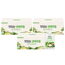 국내산 양배추즙 사과 양배추즙 과채주스 브로콜리 양배추즙 효능 30포(1개월), 3박스, 2400ml
