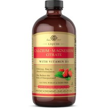 솔가 Solgar 리퀴드 칼슘 마그네슘 구연산 473ML, 1개, 기본